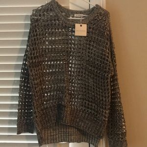 Blu pepper cable knit sweater